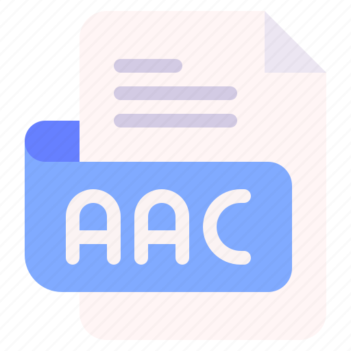 Aac, file, type, format, extension, document icon - Download on Iconfinder