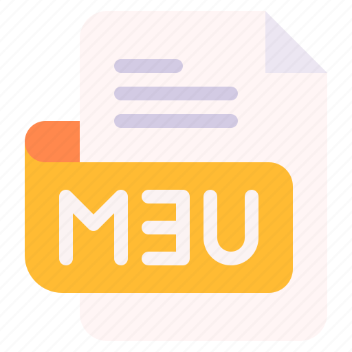 M3u, file, type, format, extension, document icon - Download on Iconfinder