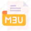 m3u, file, type, format, extension, document 