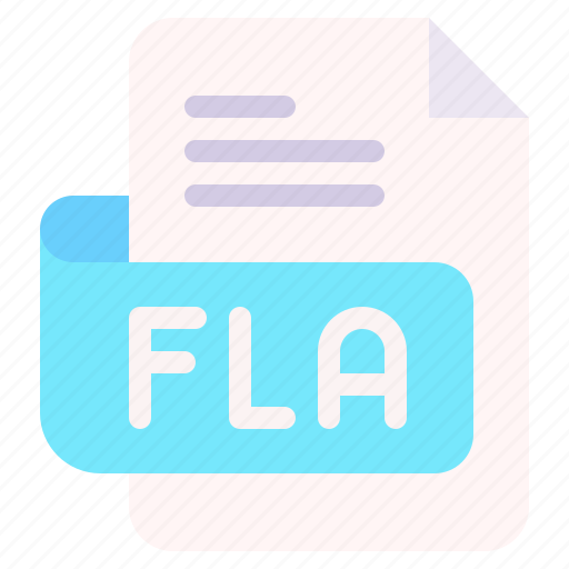 Fla, file, type, format, extension, document icon - Download on Iconfinder