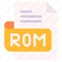 rom, file, type, format, extension, document