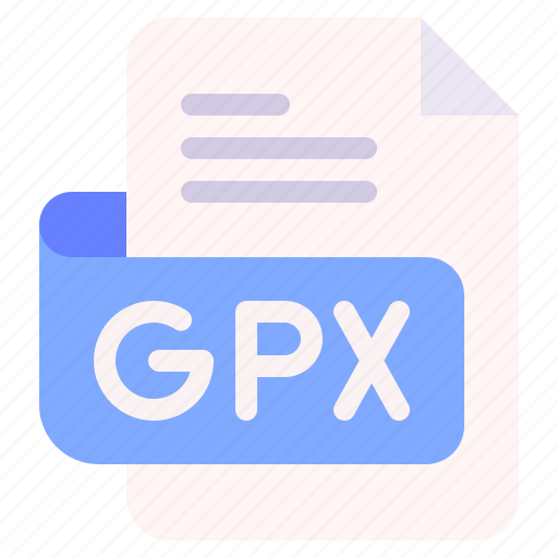 Gpx, file, type, format, extension, document icon - Download on Iconfinder