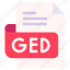 ged, file, type, format, extension, document 