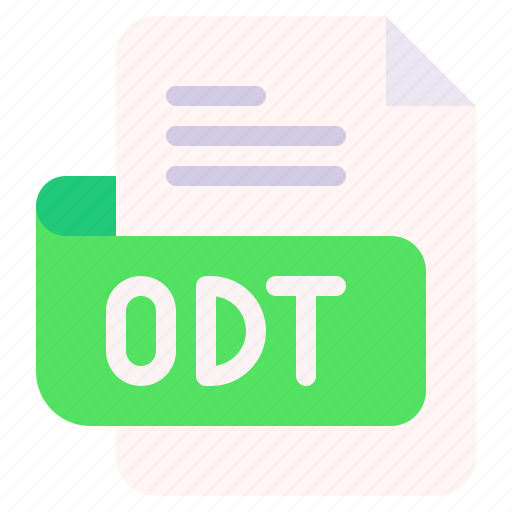 Odt, file, type, format, extension, document icon - Download on Iconfinder