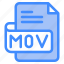 mov, file, type, format, extension, document 