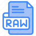 raw, file, type, format, extension, document