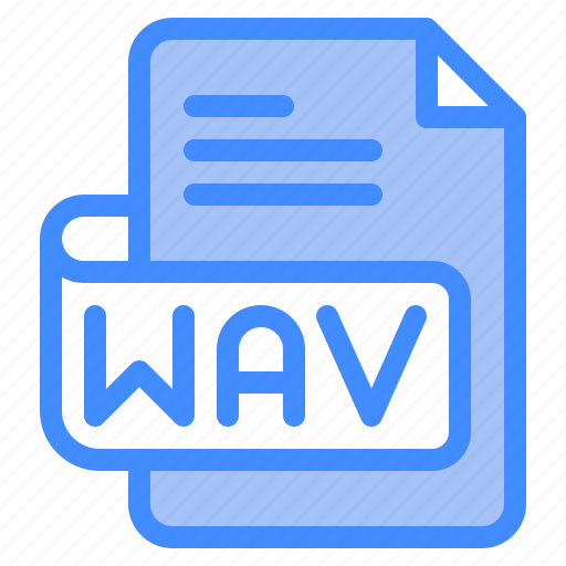 Wav, file, type, format, extension, document icon - Download on Iconfinder