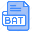 bat, file, type, format, extension, document 