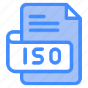 iso, file, type, format, extension, document