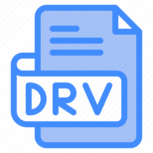Drv, file, type, format, extension, document icon - Download on Iconfinder