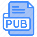 pubm, file, type, format, extension, document