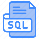 sql, file, type, format, extension, document