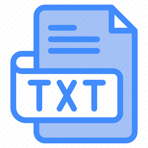 Txt, file, type, format, extension, document icon - Download on Iconfinder