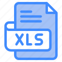 xls, file, type, format, extension, document