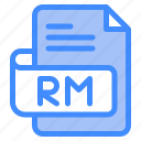 rm, file, type, format, extension, document