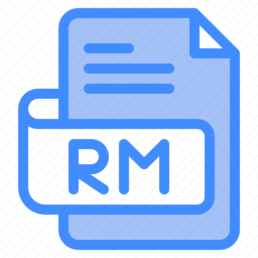 Rm, file, type, format, extension, document icon - Download on Iconfinder