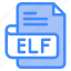 elf, file, type, format, extension, document 