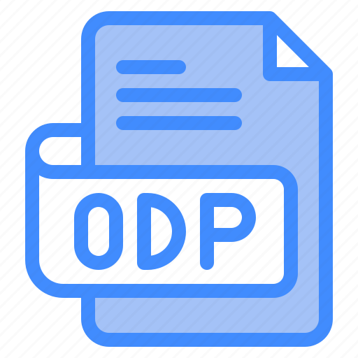 Odp, file, type, format, extension, document icon - Download on Iconfinder
