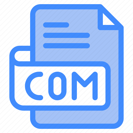 Com, file, type, format, extension, document icon - Download on Iconfinder