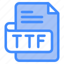 ttf, file, type, format, extension, document