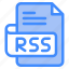 rss, file, type, format, extension, document 