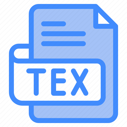 Tex, file, type, format, extension, document icon - Download on Iconfinder