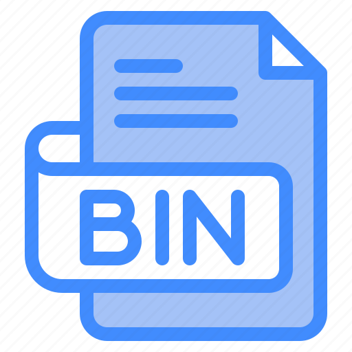 Bin, file, type, format, extension, document icon - Download on Iconfinder
