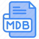 mdb, file, type, format, extension, document