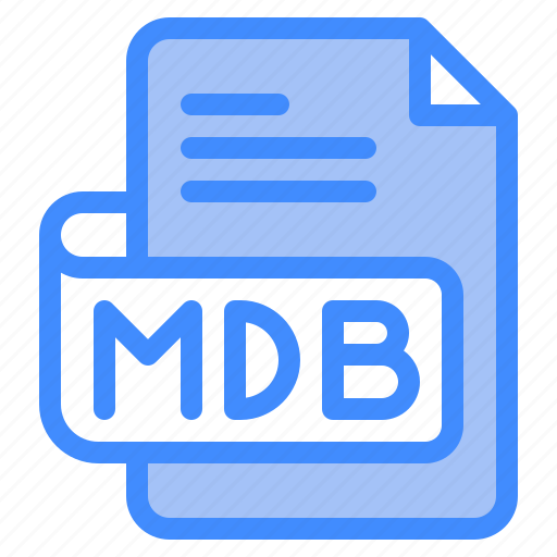 Mdb, file, type, format, extension, document icon - Download on Iconfinder
