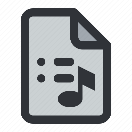 File, audio, document, files, music, type icon - Download on Iconfinder