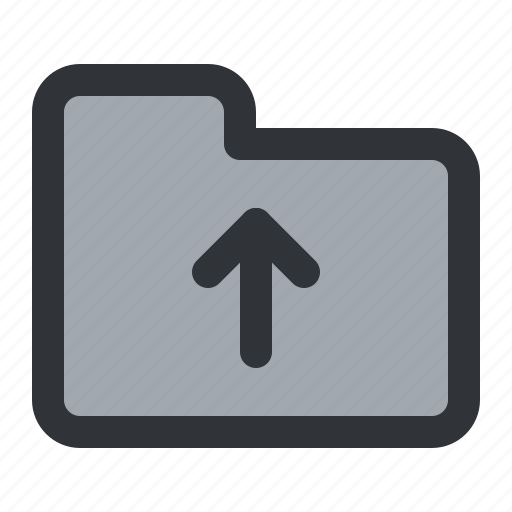 Arrow, files, folder, storage, upload, documents icon - Download on Iconfinder