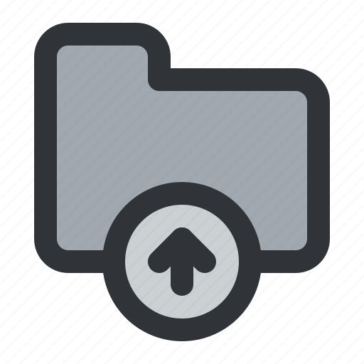 Arrow, documents, files, folder, storage, upload icon - Download on Iconfinder