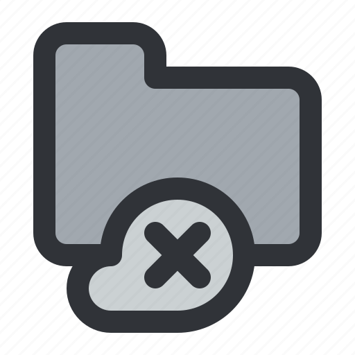 Cloud, delete, files, folder, remove, storage, documents icon - Download on Iconfinder
