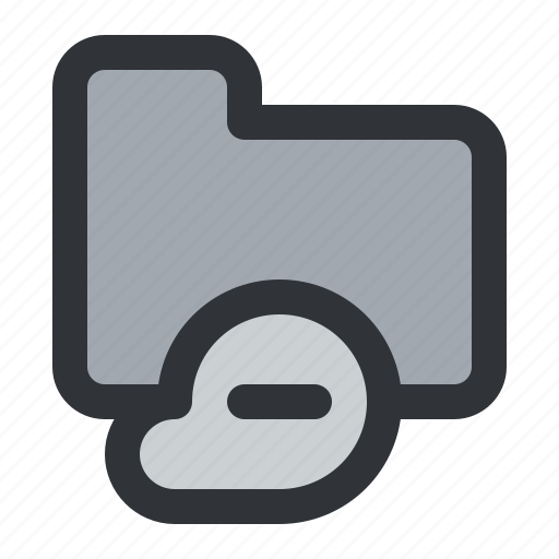 Cloud, files, folder, minus, remove, storage, documents icon - Download on Iconfinder