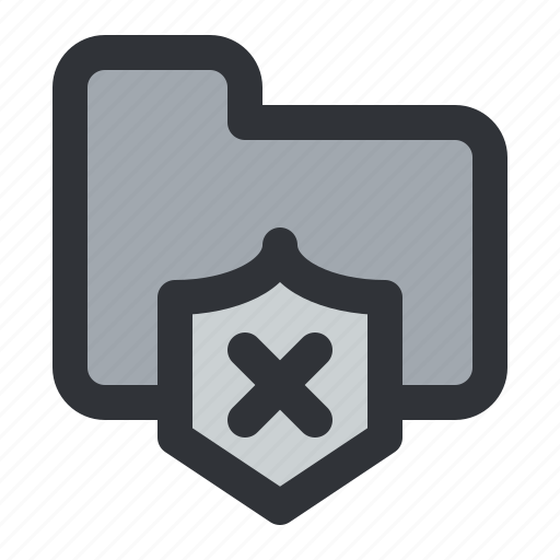 Files, folder, remove, secure, shield, storage, documents icon - Download on Iconfinder