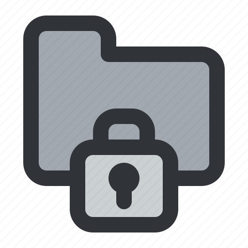 Files, folder, lock, locked, private, storage, documents icon - Download on Iconfinder