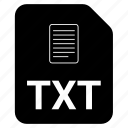 txt, file, file format, file type, type, data, extension, format, document, database, storage