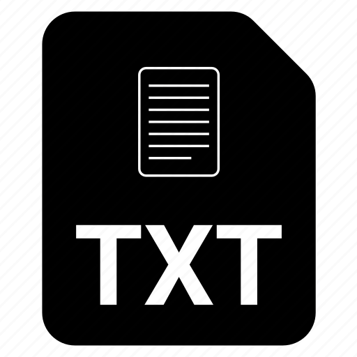 Txt, file, file format, file type, type, data, extension icon - Download on Iconfinder
