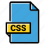 css, file, format 