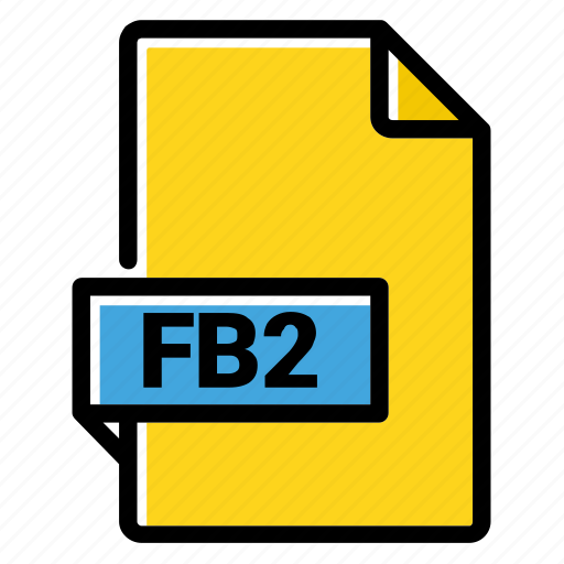 Fb2, file, format icon - Download on Iconfinder
