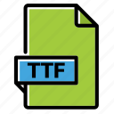 file, format, ttf