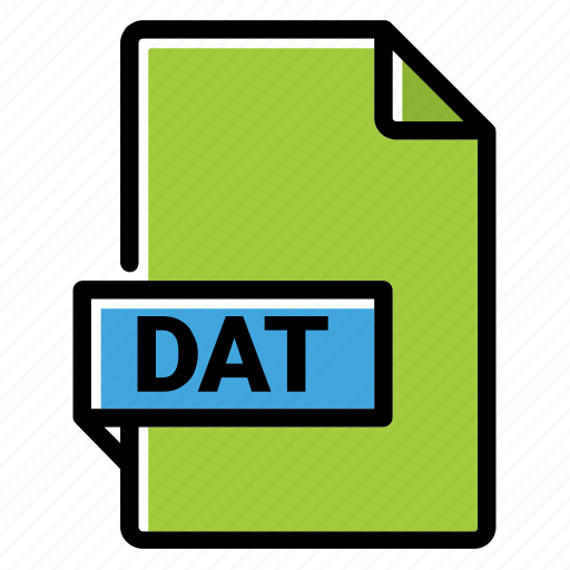 Dat, file, format icon - Download on Iconfinder