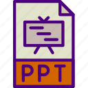 download, extension, file, format, ppt, type