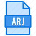 arj, document, extension, file, types