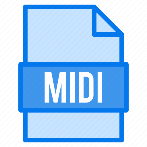 Document, extension, file, midi, types icon - Download on Iconfinder