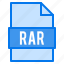 document, extension, file, rar, types 
