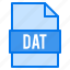 dat, document, extension, file, types 