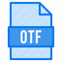 document, extension, file, otf, types