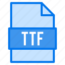 document, extension, file, ttf, types