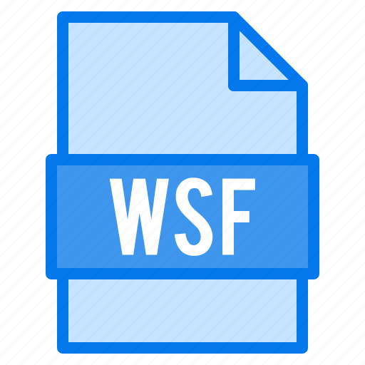 Document, extension, file, types, wsf icon - Download on Iconfinder